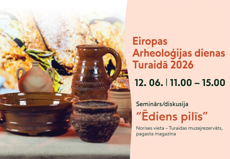 Pasākuma "Ēdiens pilīs" afiša