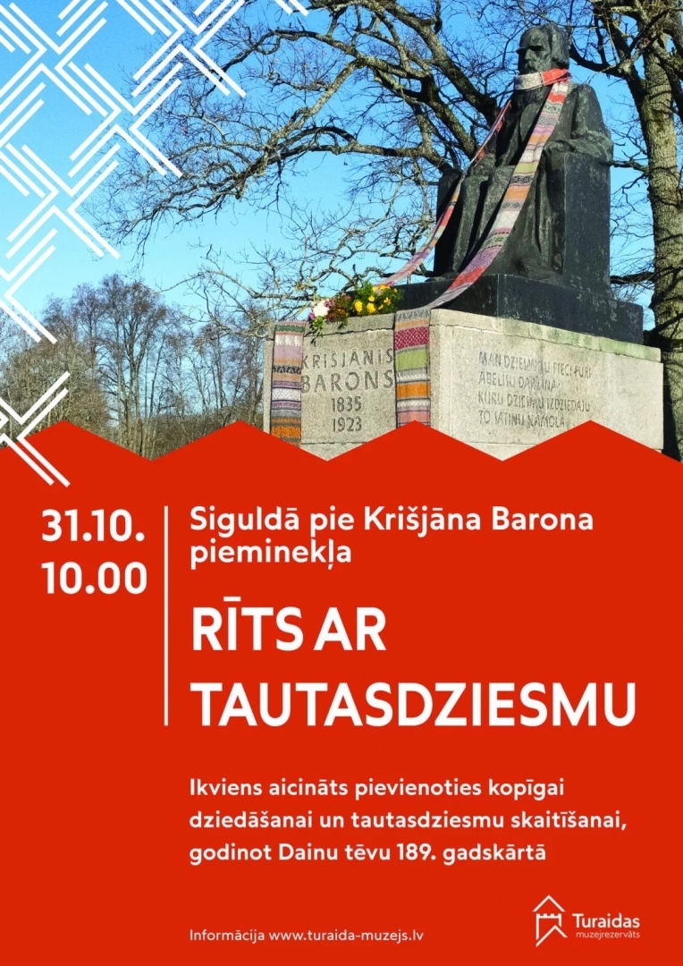 Afiša 31.10 Rīts ar tautasdziesmu