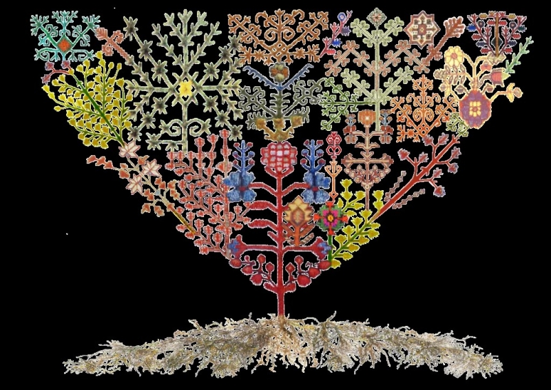 Colourful tree