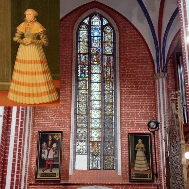 Anna no Brandenburgas kapavieta Šverīnes Doma baznīcā