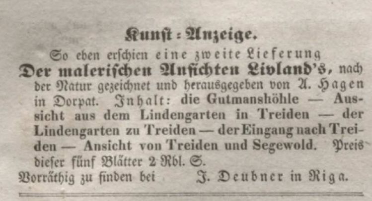 Sludinājums vecā avīzē, 1884.gads