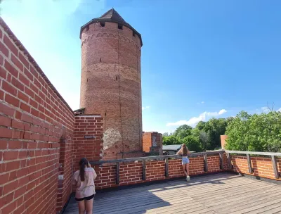 Turaidas pils attēls no terases