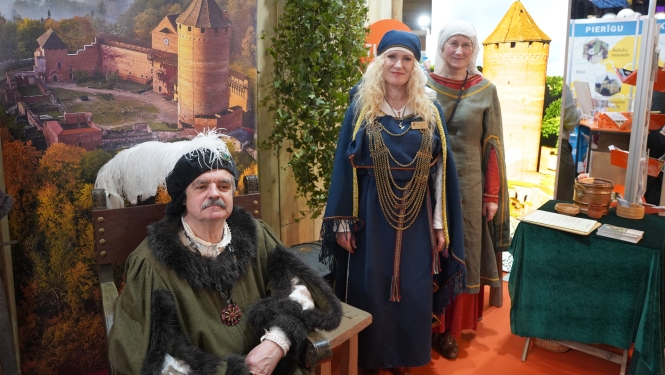 Turaidas muzejrezervāta stends tūrisma izstādē