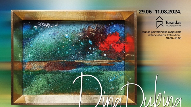 Dinas Dubiņas izstāde “Carpe diem” afiša