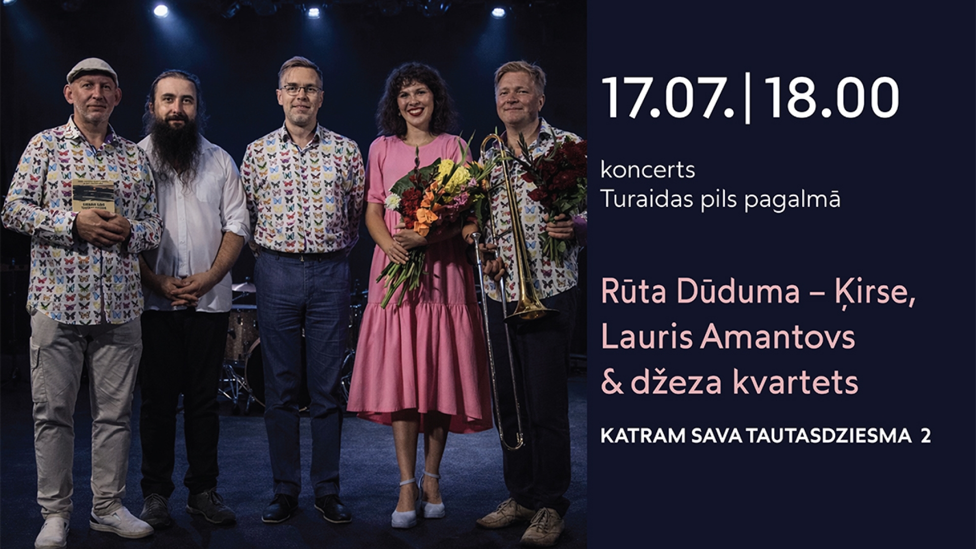 Laura Amantova džeza kvartets & Rūta Dūduma–Ķirse koncertprogrammā “Katram sava tautasdziesma 2”