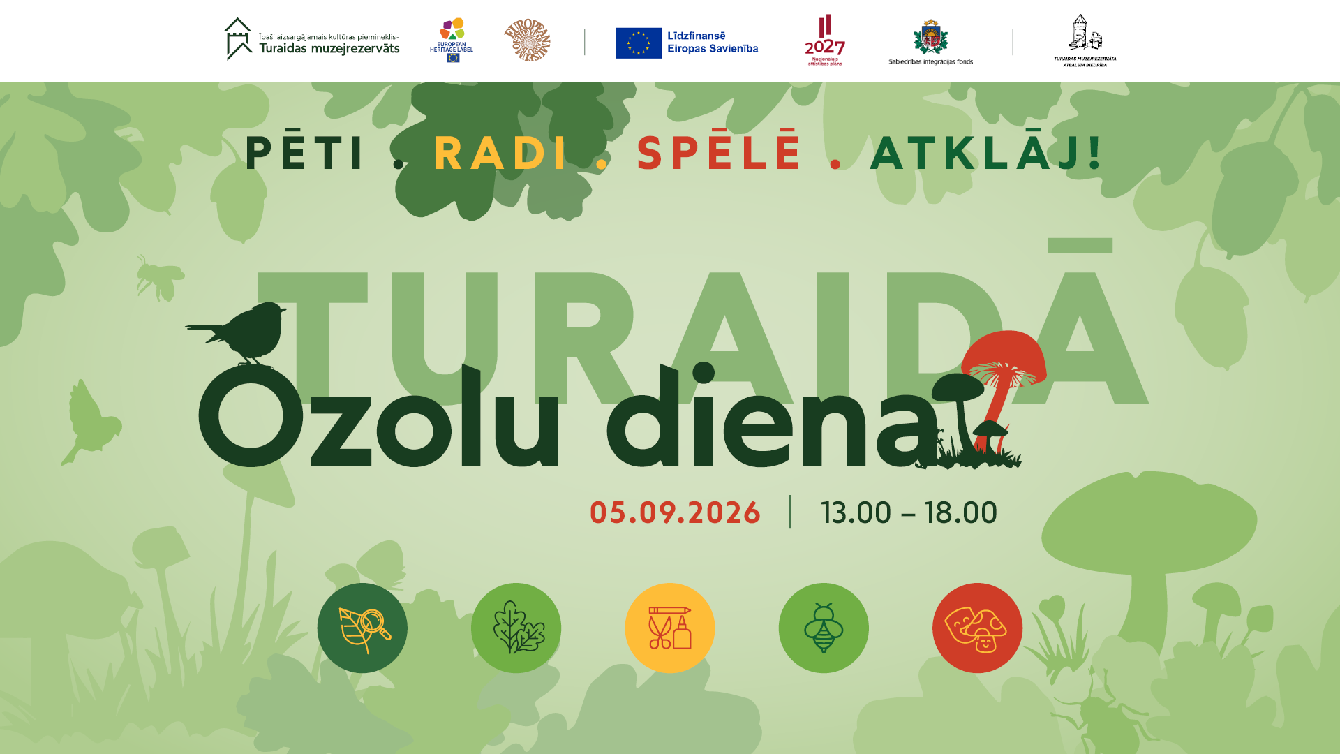 Ozolu dienas reklāma slaideris
