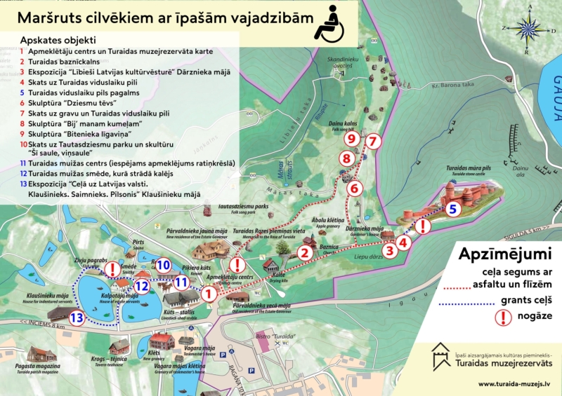 Piekļūstamības karte cilvēkiem ar īpašām vajadzībām