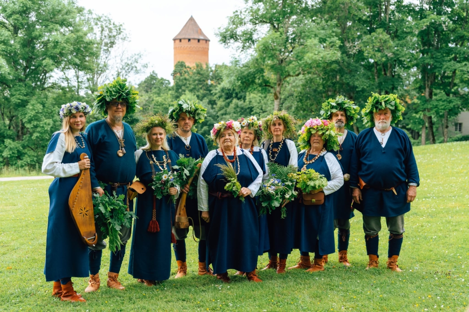 Jāņu dienas pasākums Turaidā. 