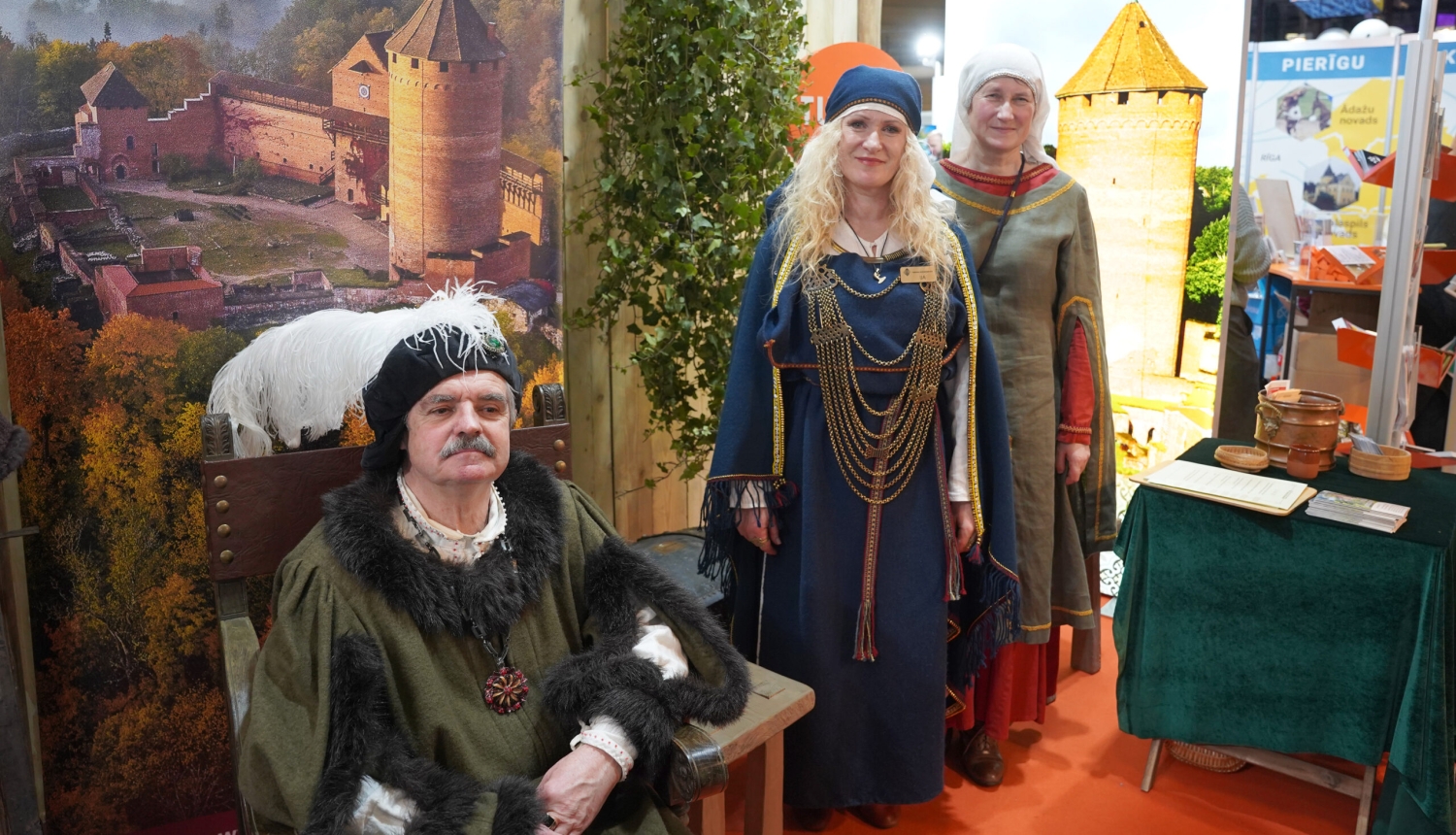 Turaidas muzejrezervāta stends tūrisma izstādē