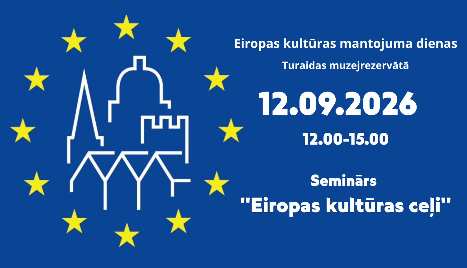 Eiropas mantojuma dienu reklāma