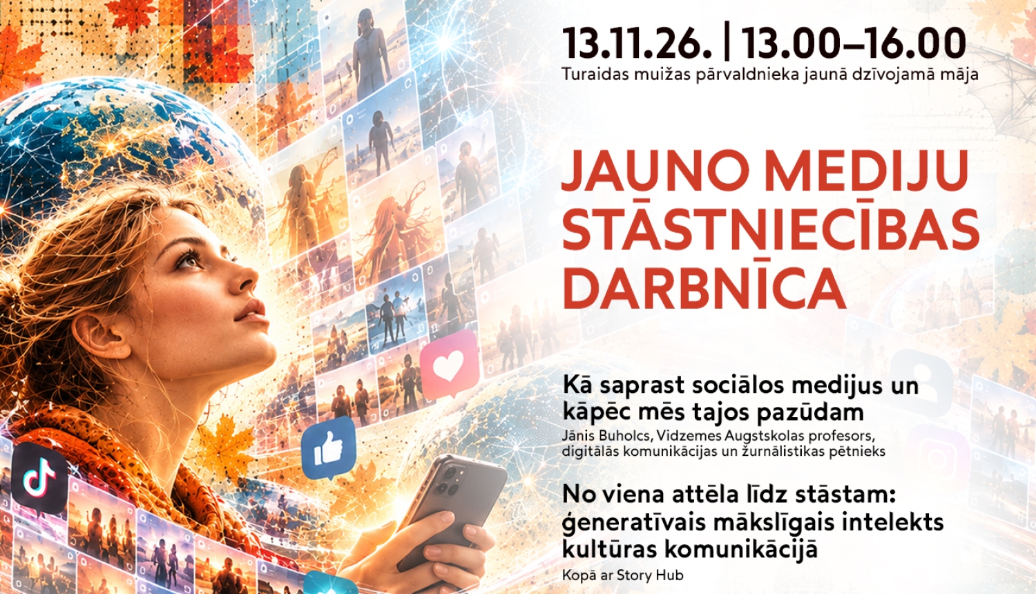 Jauno mediju darbnīcas reklāma