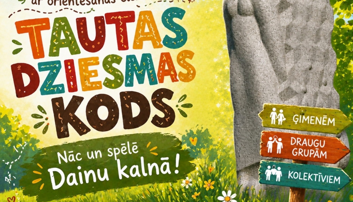 Tautas dziesmas kods. Reklāma