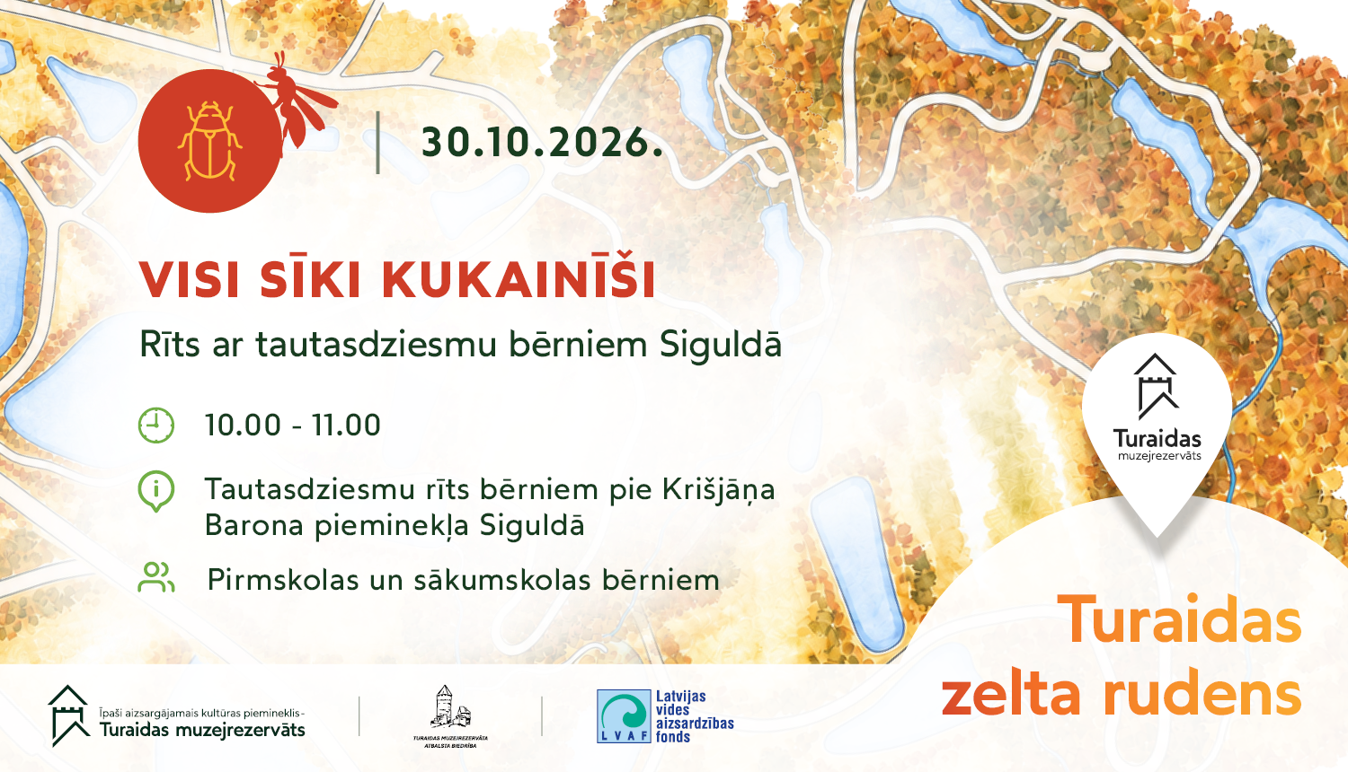 Reklāma Krišjāņa Barona pasākumam