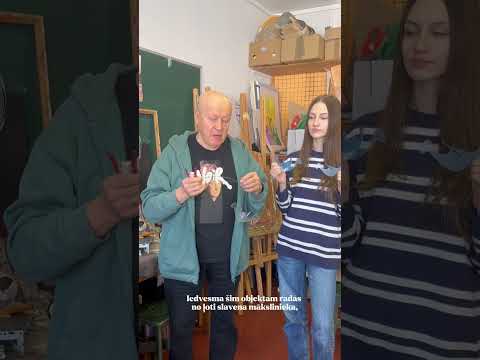 Video- konkursa “Atklāj Turaidu – Turaidas suvenīrs” dalībnieces – Krimuldas Mūzikas un mākslas skolas skolnieces Elīzes Korsakas darbs “Lībiešu putns”. Skolotājs Vitolds Kucins